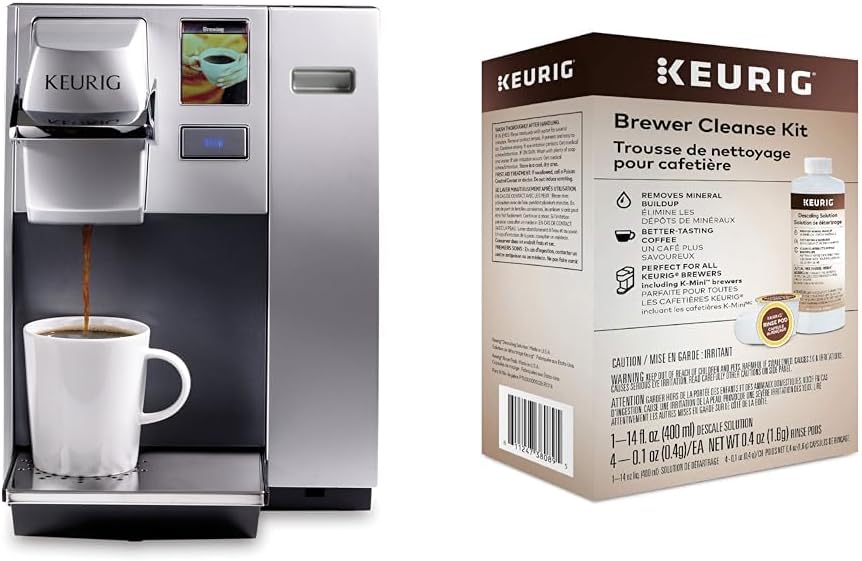 Keurig K155 Office Pro Single Cup Commercial K-Cup Pod Coffee Maker, Silver