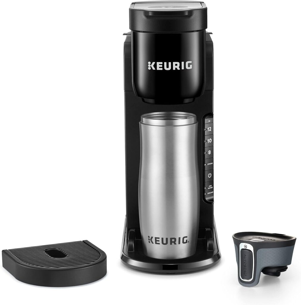 Keurig K-Express Coffee Maker, Single Serve K-Cup Pod Coffee Brewer, Black, 12.8” L x 5.1” W x 12.6” H