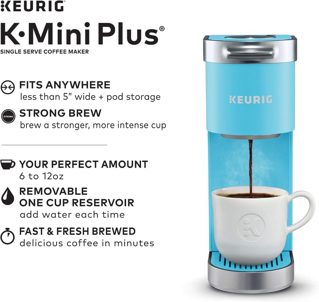 Keurig K-Mini Plus Single Serve K-Cup Pod Coffee Maker, Black