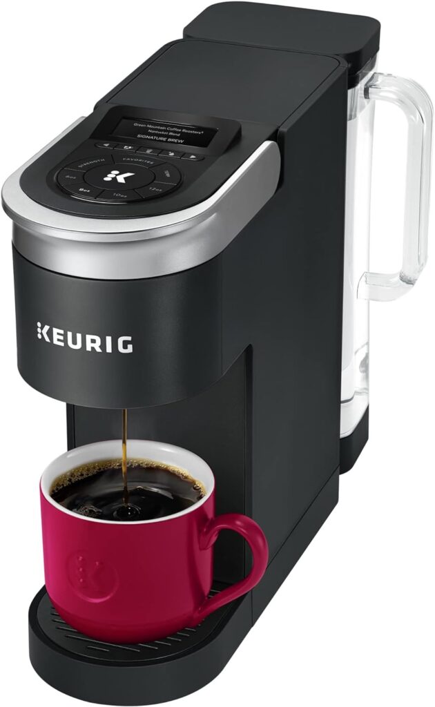 Keurig K-Supreme SMART Coffee Maker, MultiStream Technology, Brews 6-12oz Cup Sizes, Black