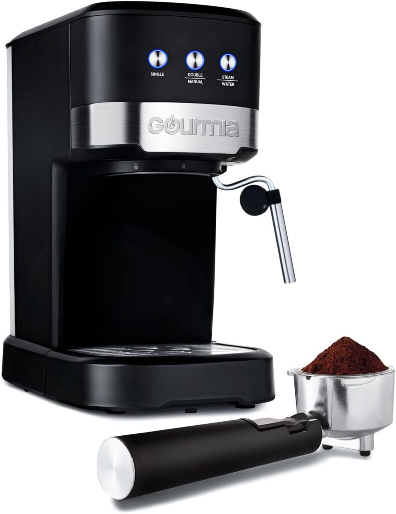 Gourmia 2-in-1 Single Serve Pod + 12-Cup Coffee Maker with Adjustable Up To 4-Hour Keep Warm